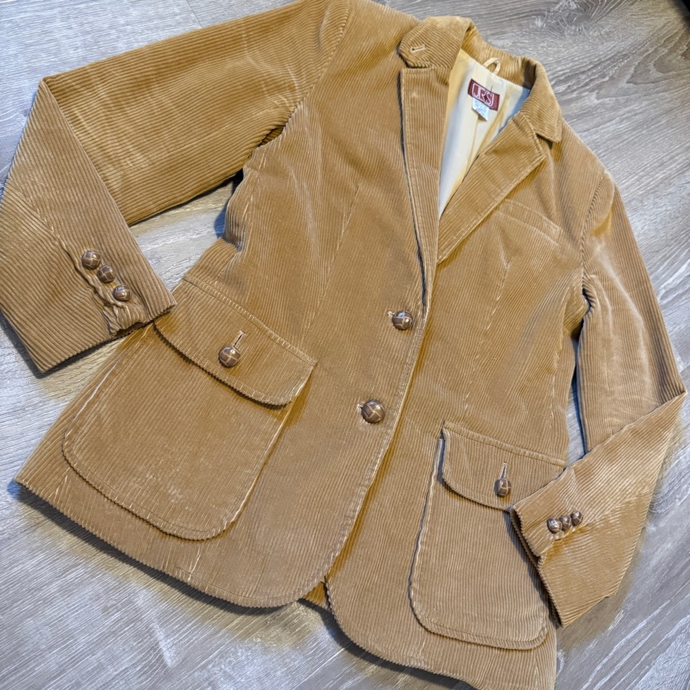 Vintage Japanese Velvet Blazer-size 8 - Picture 3 of 10